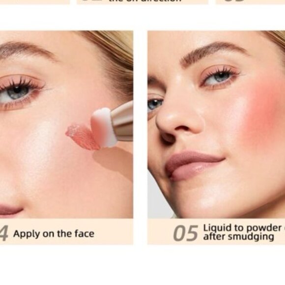 2 In 1 Multifunctional Makeup Pen, Contour Blush Highlighter, Pearl Fine Shine, - Picture 11 of 11